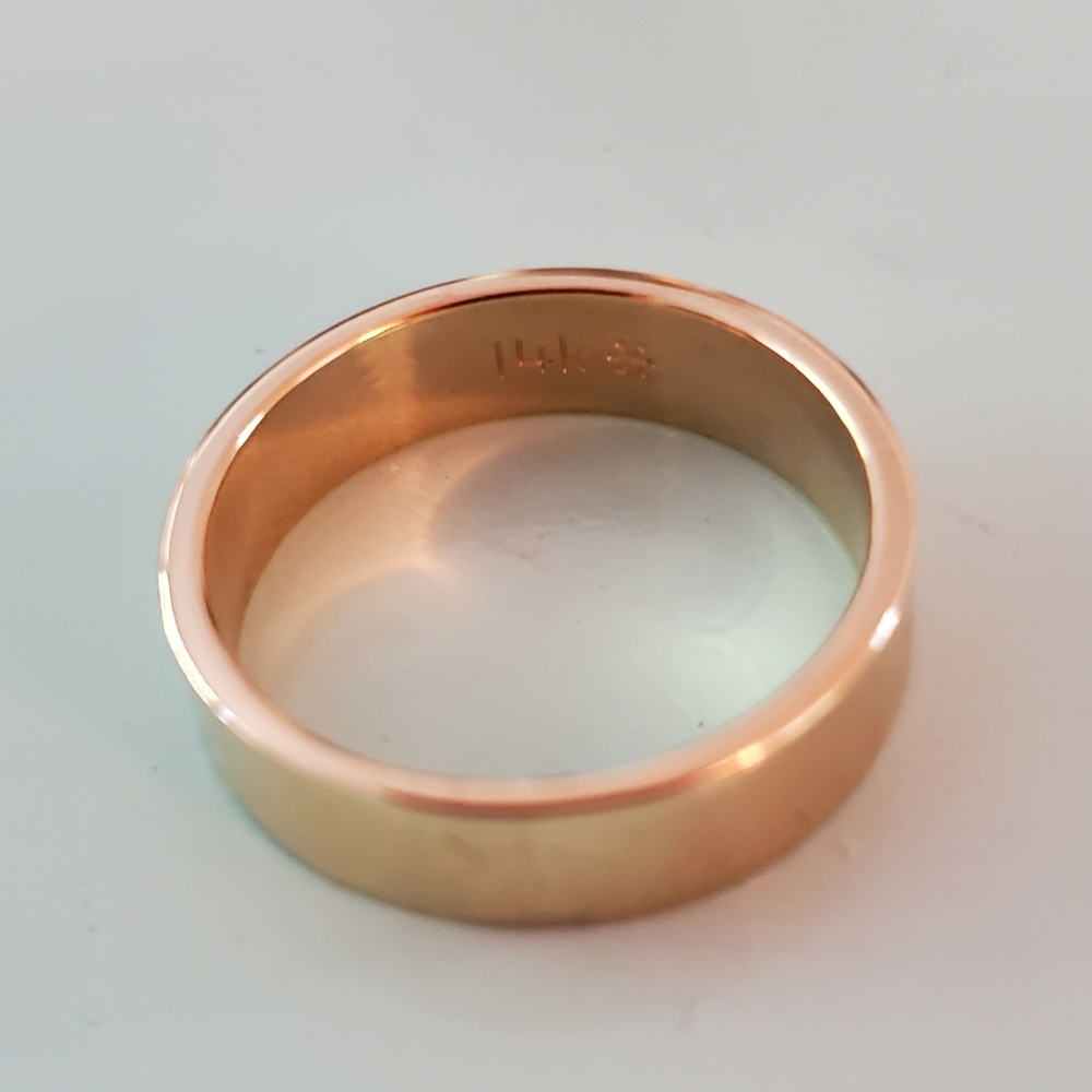 Vintage 14k gold band ring